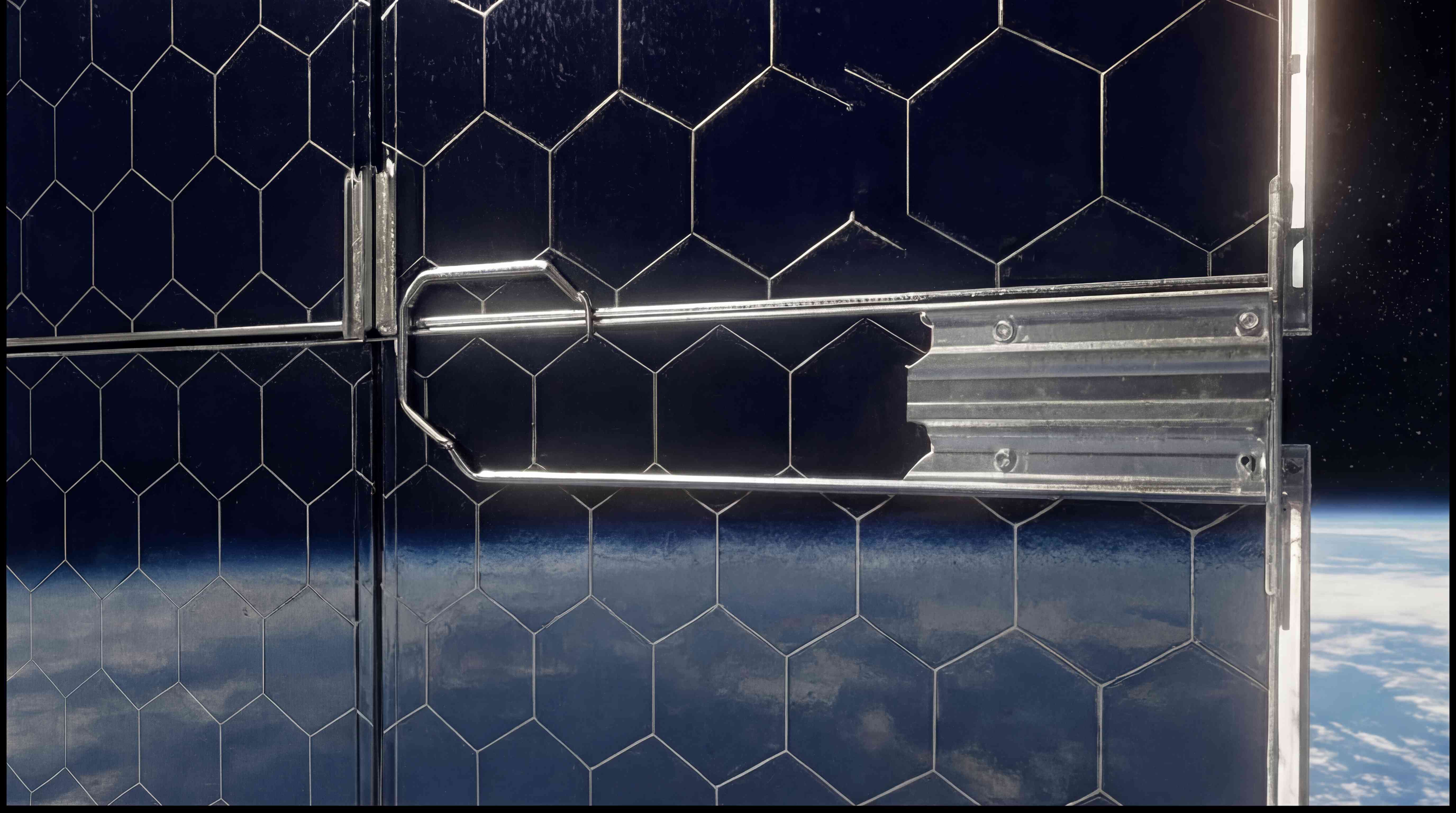 Panel surface detail with thermal management system